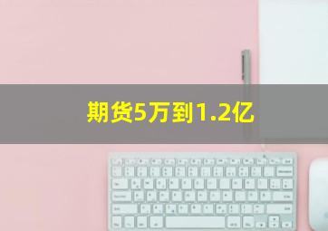 期货5万到1.2亿