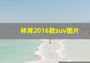 林肯2016款suv图片