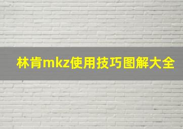 林肯mkz使用技巧图解大全