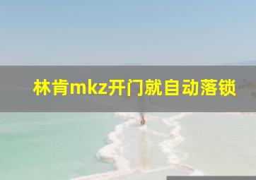 林肯mkz开门就自动落锁