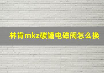 林肯mkz碳罐电磁阀怎么换