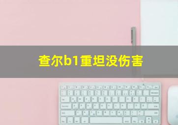 查尔b1重坦没伤害