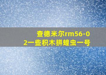 查德米尔rm56-02一些积木拼蝗虫一号