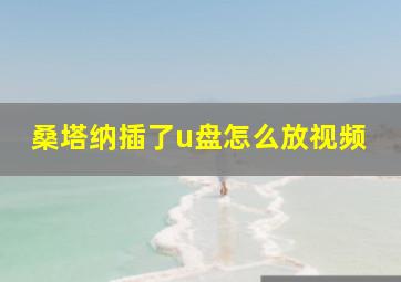 桑塔纳插了u盘怎么放视频