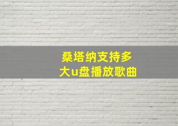 桑塔纳支持多大u盘播放歌曲