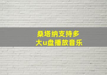 桑塔纳支持多大u盘播放音乐