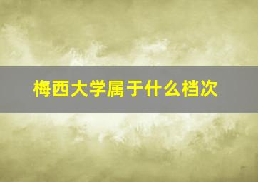 梅西大学属于什么档次