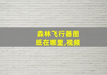 森林飞行器图纸在哪里,视频