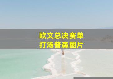 欧文总决赛单打汤普森图片