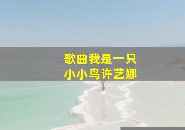 歌曲我是一只小小鸟许艺娜