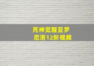 死神觉醒亚罗尼洛12阶视频