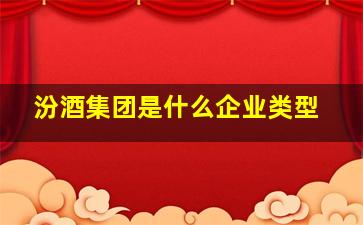 汾酒集团是什么企业类型