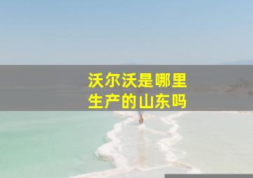 沃尔沃是哪里生产的山东吗