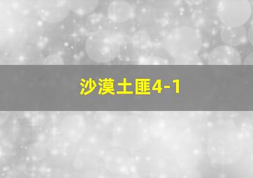 沙漠土匪4-1