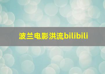 波兰电影洪流bilibili