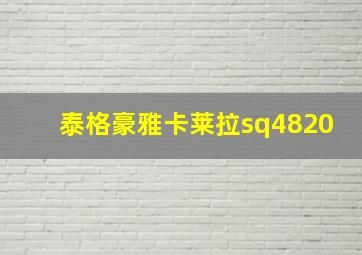 泰格豪雅卡莱拉sq4820