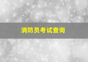 消防员考试查询