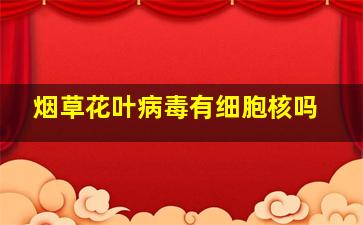 烟草花叶病毒有细胞核吗