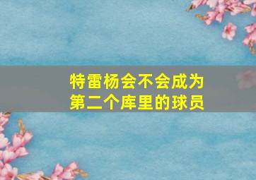 特雷杨会不会成为第二个库里的球员