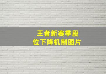 王者新赛季段位下降机制图片