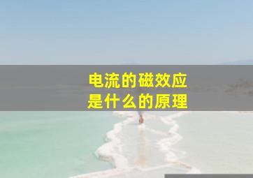 电流的磁效应是什么的原理