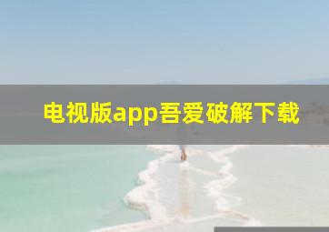 电视版app吾爱破解下载