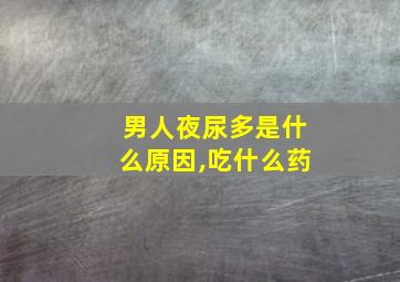 男人夜尿多是什么原因,吃什么药