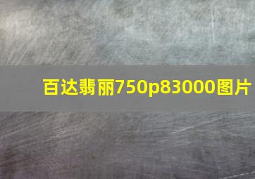 百达翡丽750p83000图片