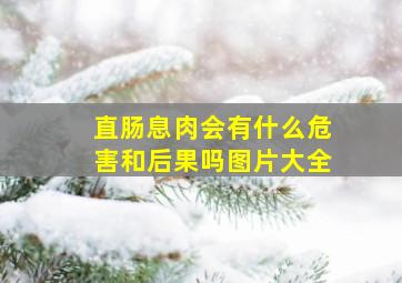 直肠息肉会有什么危害和后果吗图片大全