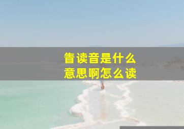 眚读音是什么意思啊怎么读