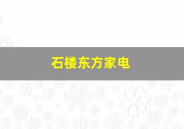 石楼东方家电