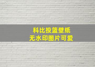 科比投篮壁纸无水印图片可爱