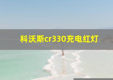 科沃斯cr330充电红灯