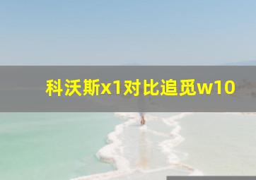 科沃斯x1对比追觅w10