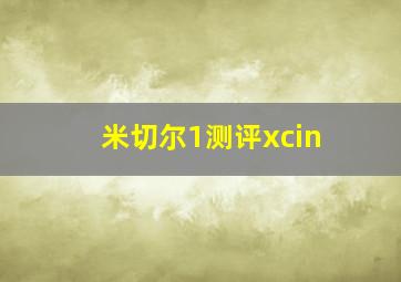 米切尔1测评xcin