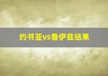 约书亚vs鲁伊兹结果