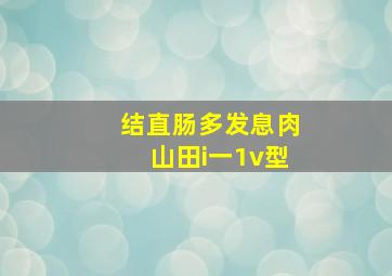 结直肠多发息肉山田i一1v型