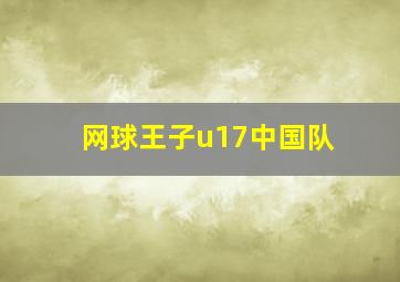 网球王子u17中国队