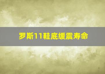 罗斯11鞋底缓震寿命