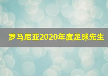 罗马尼亚2020年度足球先生