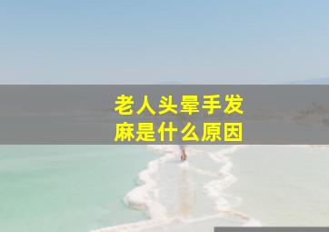 老人头晕手发麻是什么原因