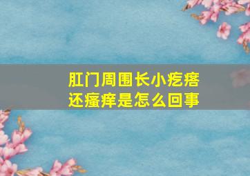 肛门周围长小疙瘩还瘙痒是怎么回事