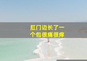 肛门边长了一个包很痛很痒