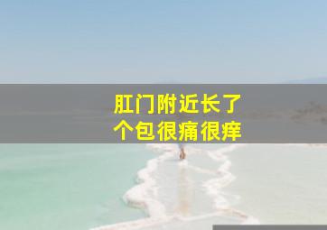 肛门附近长了个包很痛很痒