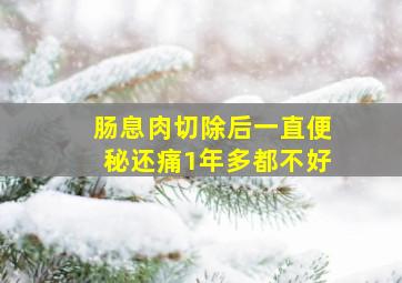 肠息肉切除后一直便秘还痛1年多都不好