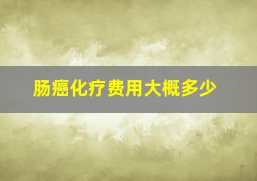 肠癌化疗费用大概多少