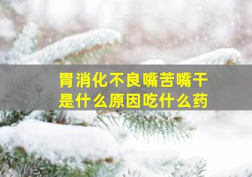 胃消化不良嘴苦嘴干是什么原因吃什么药