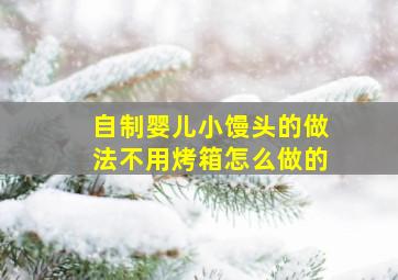 自制婴儿小馒头的做法不用烤箱怎么做的