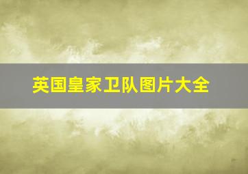 英国皇家卫队图片大全