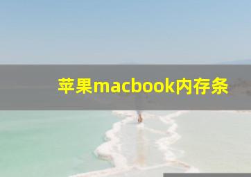 苹果macbook内存条